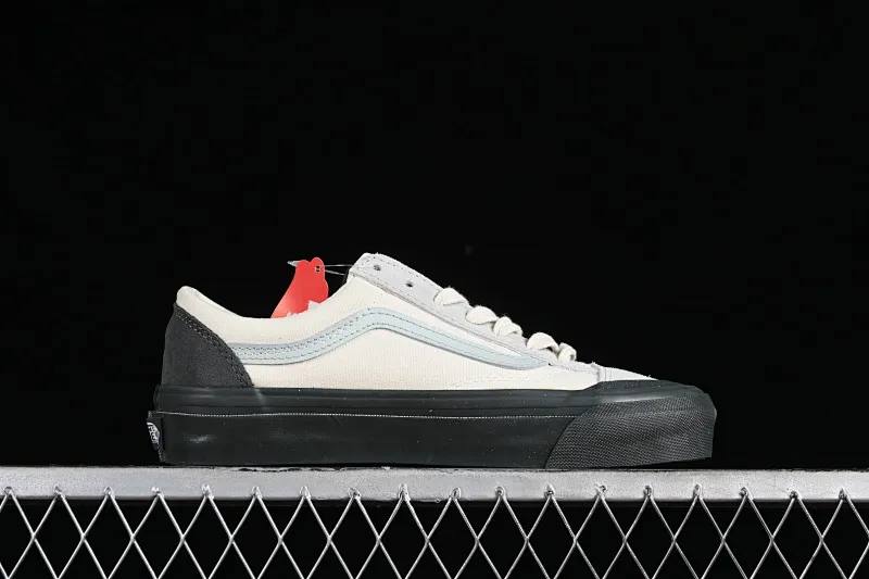 All categories Vans Vans series Vans Low Vans low top Vans Old Skool Reissue 136 color matching gray blue and white retro casual vulcanized sneakers VN000CRPGRN